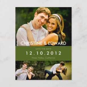 Snapshots Wedding Save the Date Card