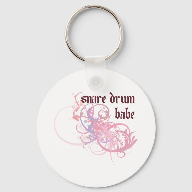 Snare Drum Babe Key Ring (Front)