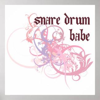 Snare Drum Babe Poster