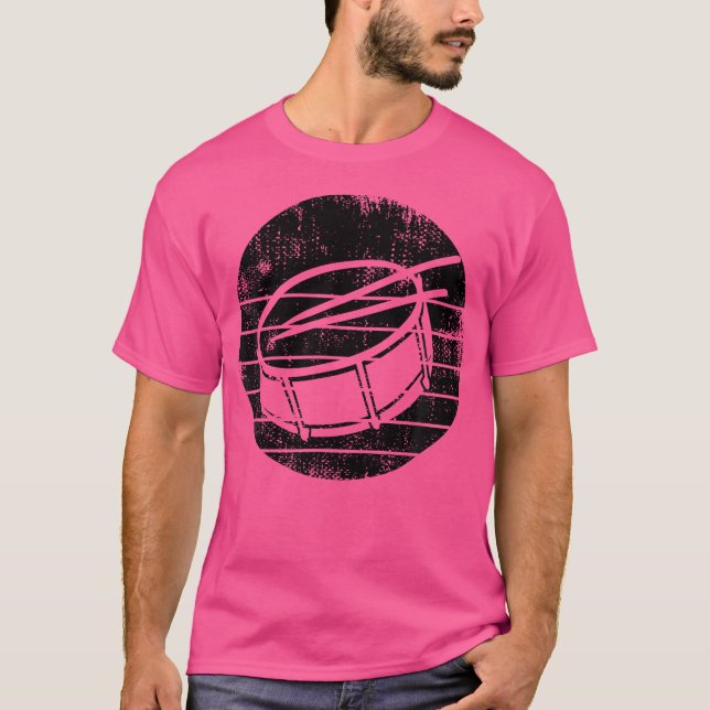 Snare Drum Percussion Player Marching Snare T-Shirt (Front)