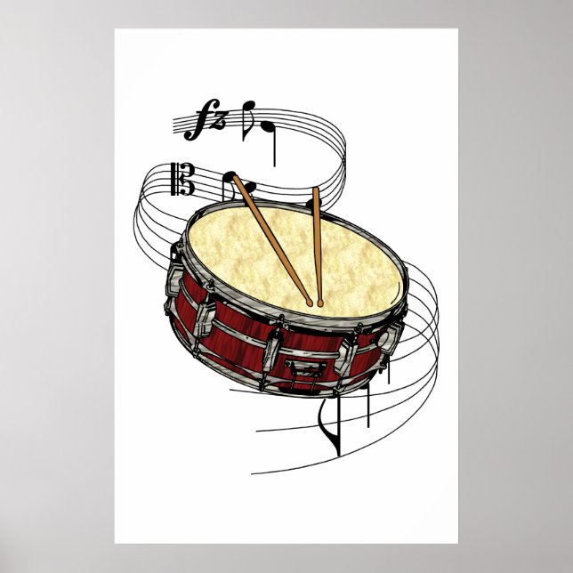 Snare Drum Poster (Front)
