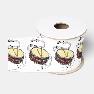 Snare Drum Ribbon Grosgrain Ribbon