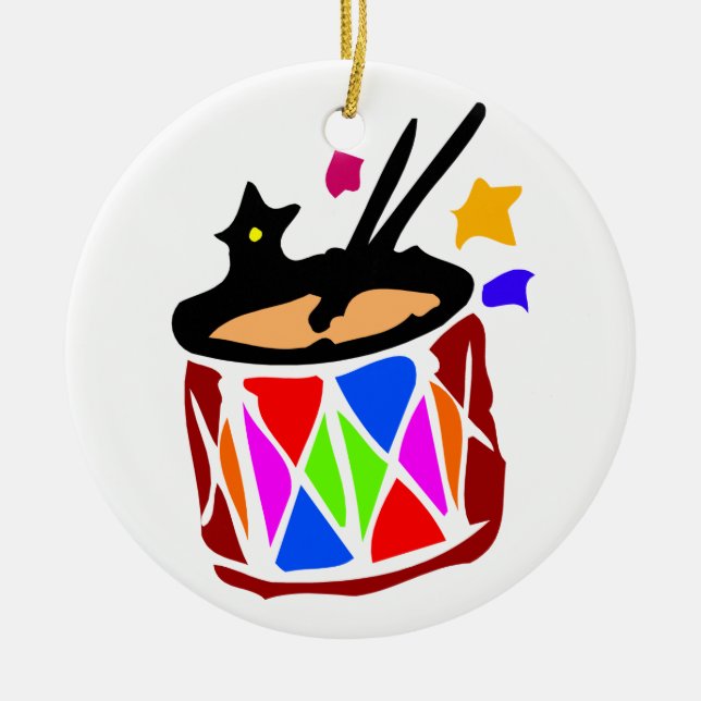 SNARE DRUM ROUND ORNAMENT (Front)