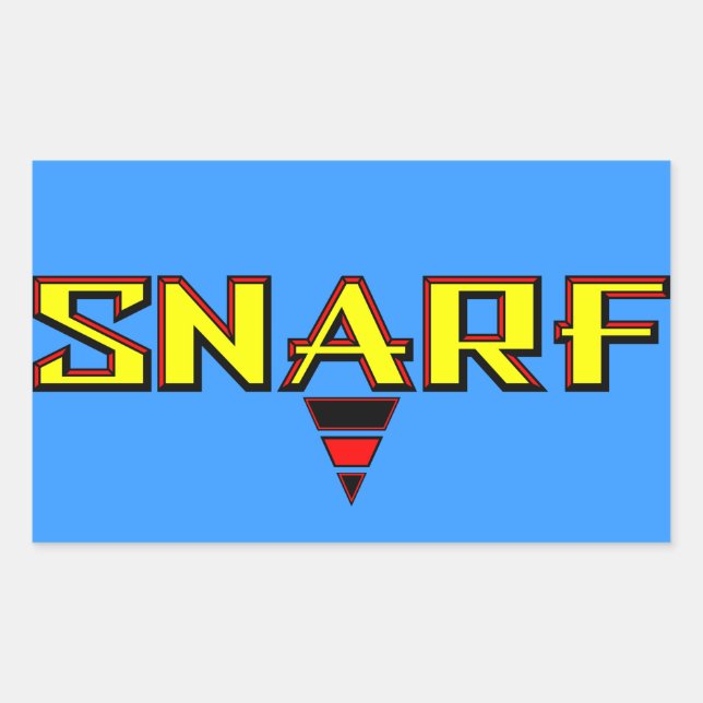 Snarf Rectangular Sticker (Front)