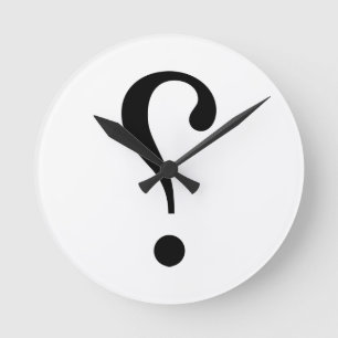 sNARK mARK {ironicon} Round Clock