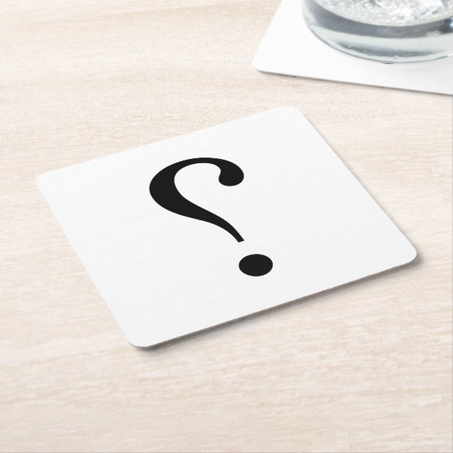 sNARK mARK {ironicon} Square Paper Coaster (Angled)