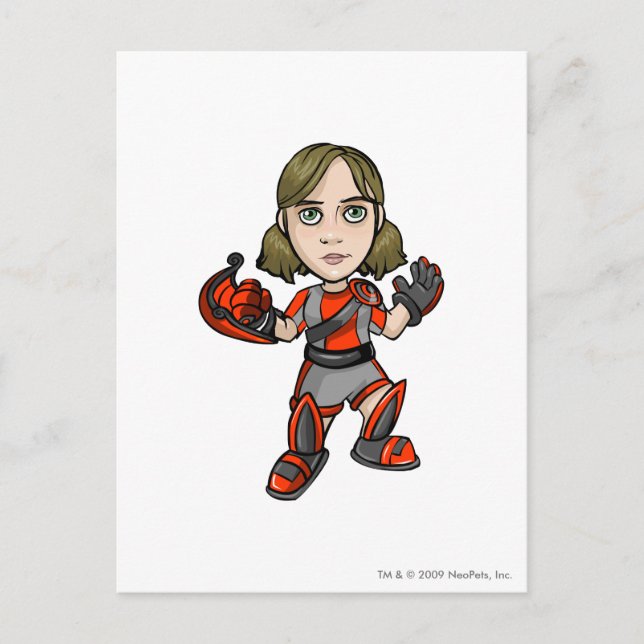 Snarkie Virtupets Space Station Staff Player Postcard (Front)