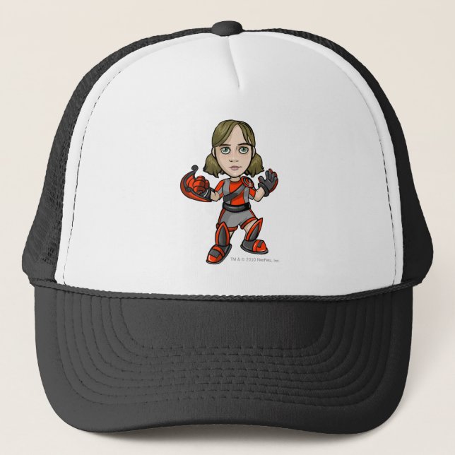 Snarkie Virtupets Space Station Staff Player Trucker Hat (Front)
