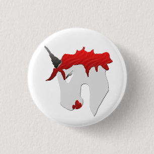 Snarkley Street Unicorn 3 Cm Round Badge