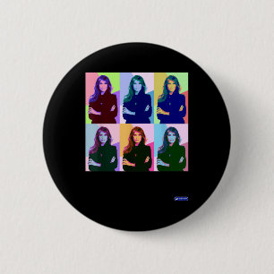 Snarknado Pop Art Melania Trump Ii Uni-adults 6 Cm Round Badge