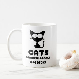 Snarky Cat Coffee Cup - Funny Introvert