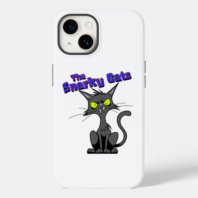 Snarky Cats iPhone Case (Back)