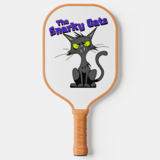 Snarky Cats Pickleball Baddies Paddle