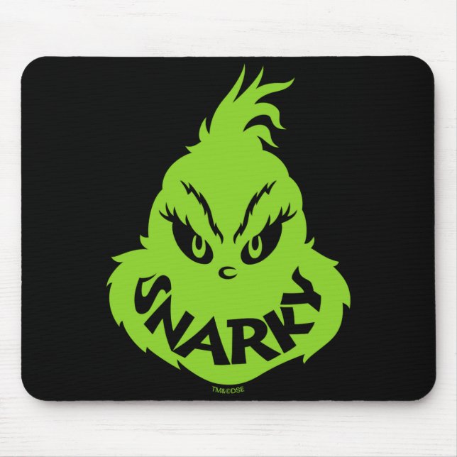 Snarky Face  Mouse Mat (Front)