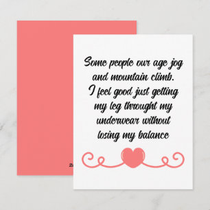 Snarky Funny Getting Older Birthday Card