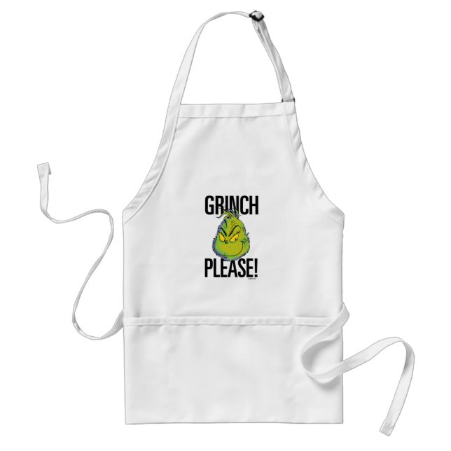 Snarky Grinch | Funny Grinch Please Quote Standard Apron (Front)