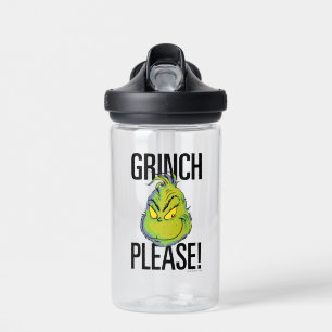 Snarky Grinch   Funny Grinch Please Quote Water Bottle
