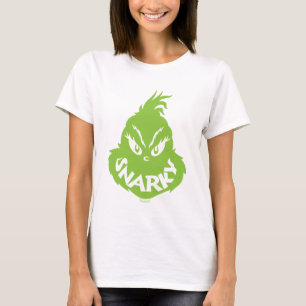 Snarky Grinch Grinch Face T-Shirt