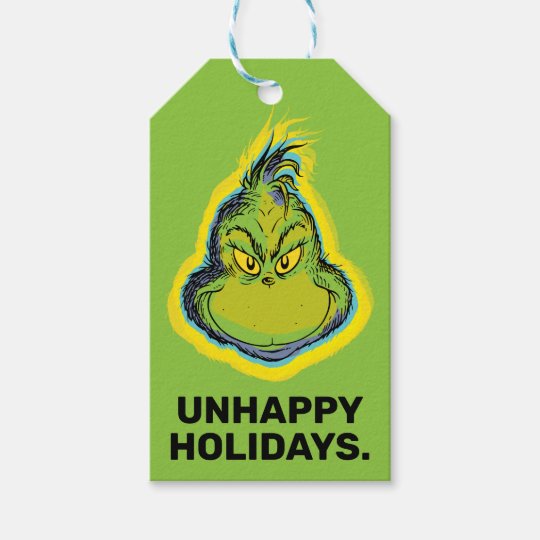 Snarky Grinch Really One More Slice Of Pavlova Gift Tags Zazzle Co Uk