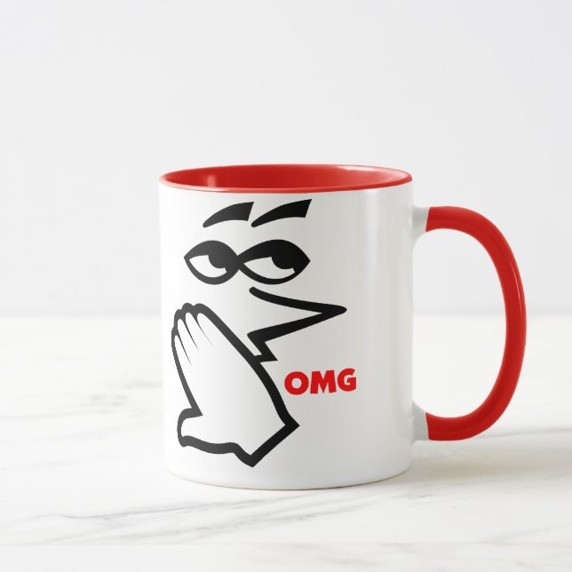 Snarky Lady OMG Coffee Mug (Right)