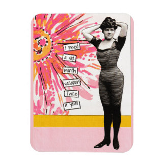 Snarky Vacation Magnet Six Months