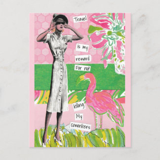 Snarky Vacation Postcard Killing My Coworkers