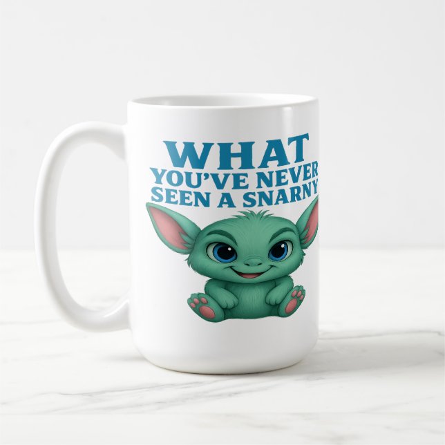 Snarny Friend™ – Never Seen One Like This Edition Coffee Mug (Left)