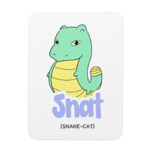 Snat (Snake + Cat) Cute Flexible Magnet