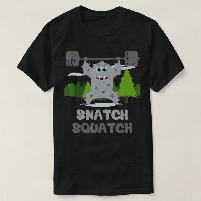 Snatch Squatch toon Beast Gym  T-Shirt (Design Front)