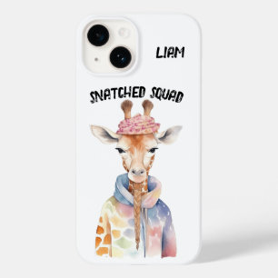 "Snatched Squad" Giraffe Case-Mate iPhone 14 Case