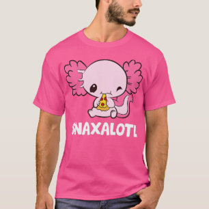 Snaxalotl Funny Axolotl Pizza Cute Axolotl T-Shirt