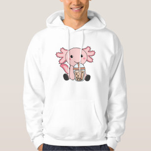 Snaxolotl Axolotl Bubble Tea Lovers Sweet Animals Hoodie