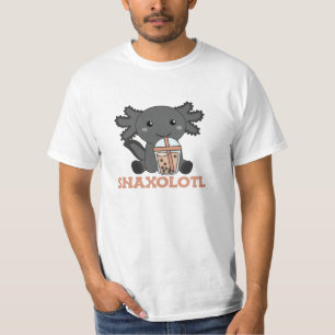 Snaxolotl Axolotl Bubble Tea Lovers Sweet Animals T-Shirt