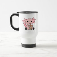 Snaxolotl Axolotl Bubble Tea Lovers Sweet Animals