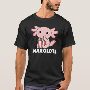 Snaxolotl Axolotl Lovers Sweet Animals Popcorn T-Shirt