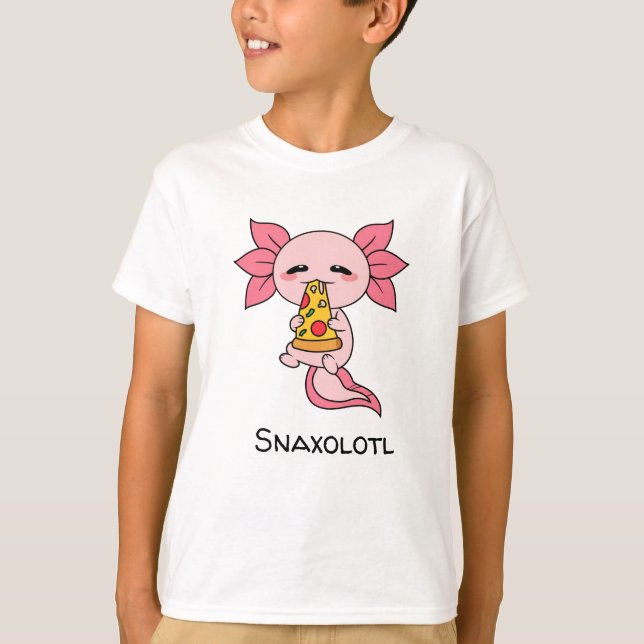 Snaxolotl Kids T-Shirt (Front)
