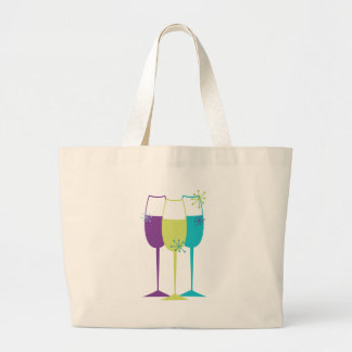 Snazzy Champagne Large Tote Bag