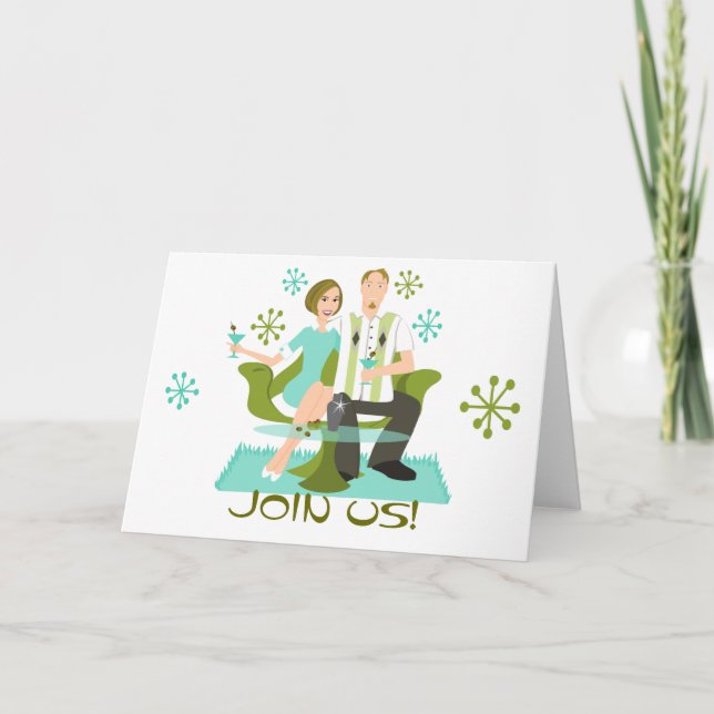 Snazzy Couple Invitation (Front)