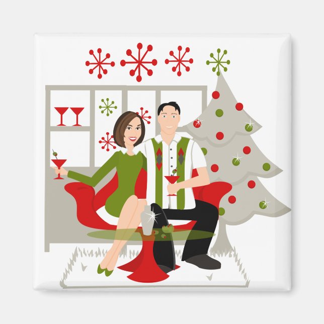 Snazzy Shindig Christmas Magnet (Front)