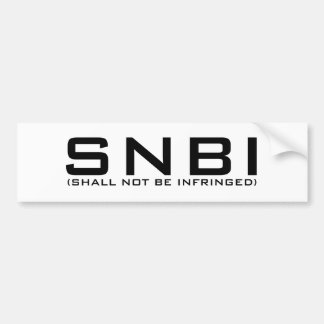 SNBI Bumper Sticker