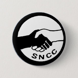 SNCC 6 CM ROUND BADGE