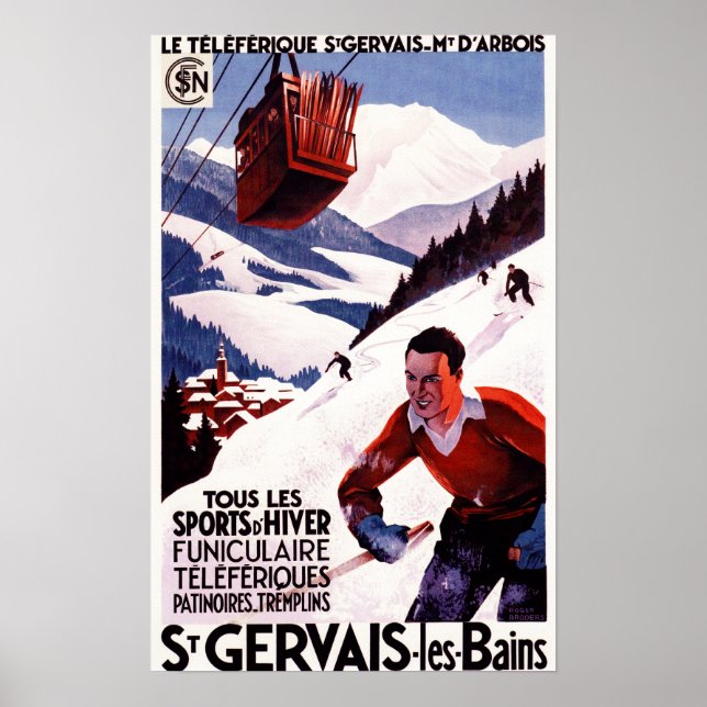 SNCF Railway Cable Car Promo Poster (Front)