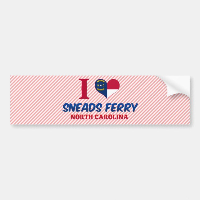 Sneads Ferry, North Carolina Bumper Sticker (Front)