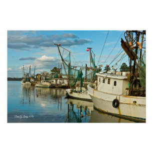 Sneads Ferry Shrimpers Poster