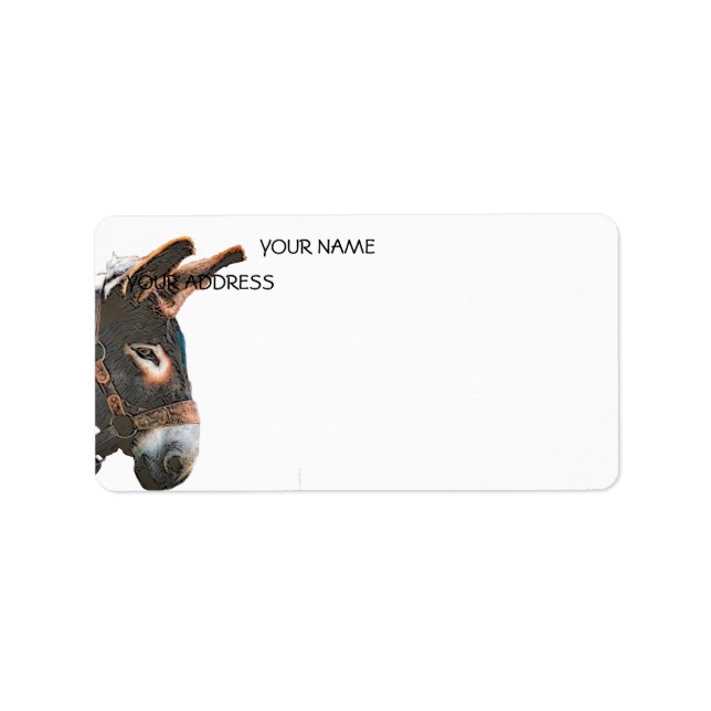 Sneak Peek - Donkey Label (Front)