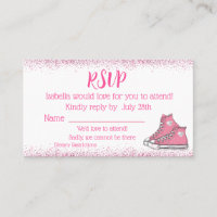 Sneaker Birthday, Glitter Sweet 16 RSVP, 