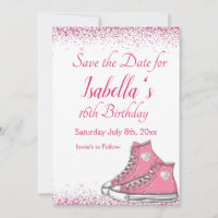 Sneaker Birthday, Glitter Sweet 16