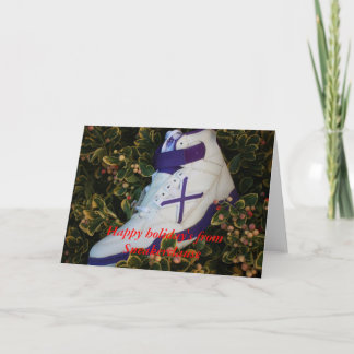 Sneaker christmas card