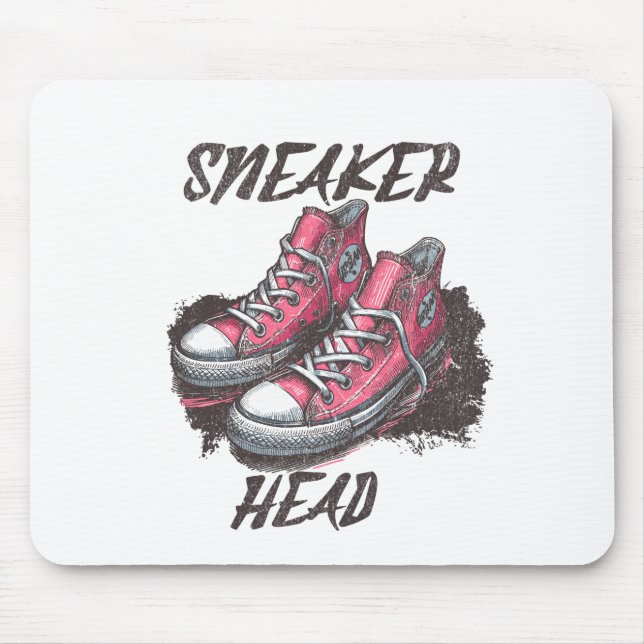 Sneaker head mouse mat (Front)