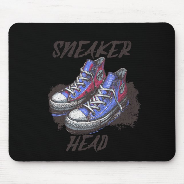 Sneaker head mouse mat (Front)